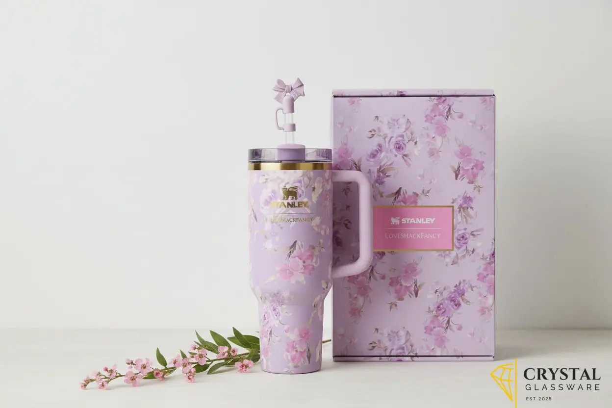 40oz Stanley Tumbler Cup - 1200ml Floral Loveshack Stainless